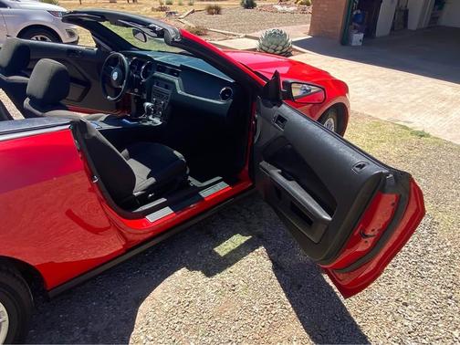 Red 2010 Ford Mustang Base
