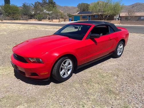 Red 2010 Ford Mustang Base