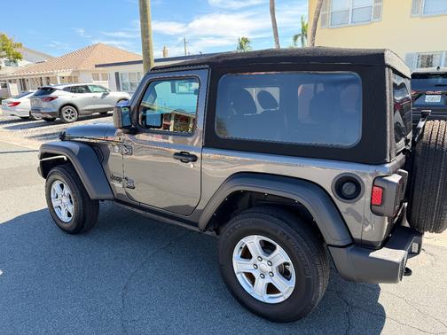 Gray 2021 Jeep Wrangler Sport S