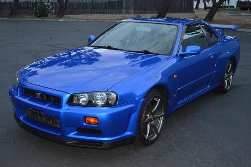 Blue 2009 Nissan GT-R Premium