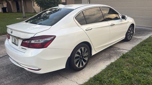 White 2017 Honda Accord Hybrid EX-L