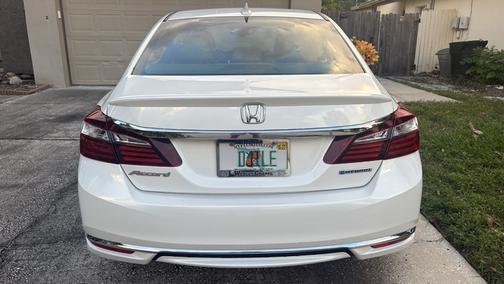 White 2017 Honda Accord Hybrid EX-L
