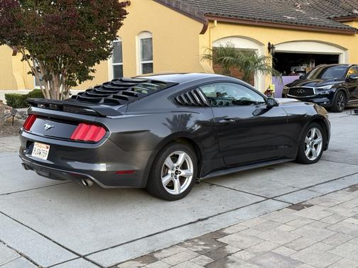 Gray 2015 Ford Mustang EcoBoost