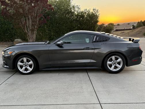 Gray 2015 Ford Mustang EcoBoost