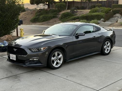 Gray 2015 Ford Mustang EcoBoost