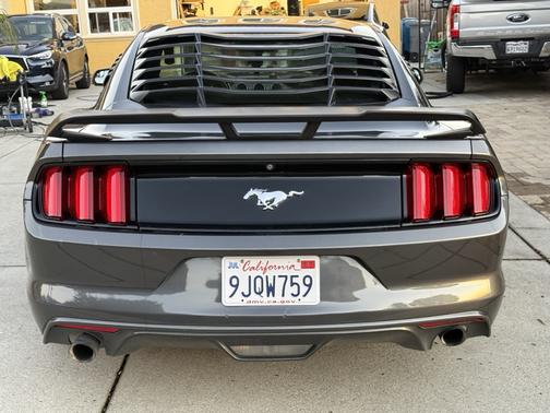 Gray 2015 Ford Mustang EcoBoost