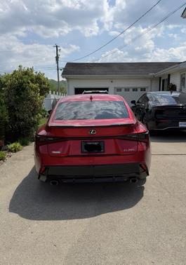Red 2021 Lexus IS 350 F Sport