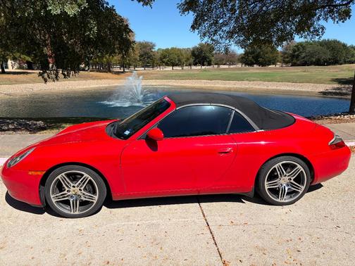 Red 2000 Porsche 911 911 Carrera Cabriolet