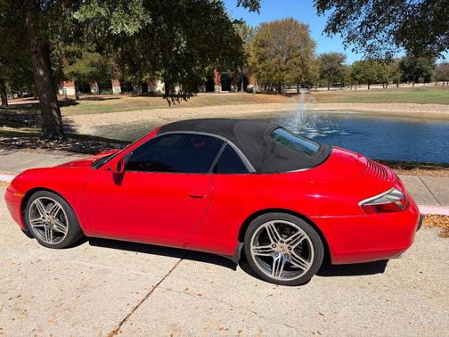 Red 2000 Porsche 911 911 Carrera Cabriolet