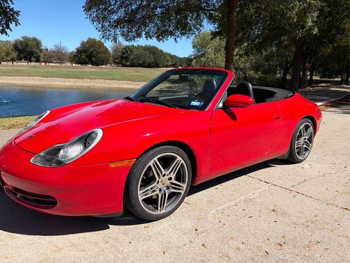 Red 2000 Porsche 911 911 Carrera Cabriolet