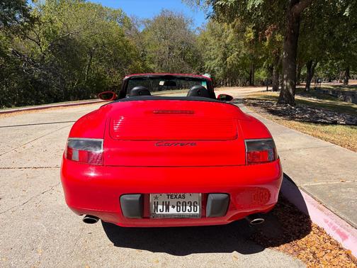 Red 2000 Porsche 911 911 Carrera Cabriolet