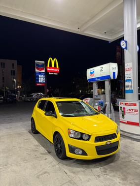 Yellow 2015 Chevrolet Sonic LT