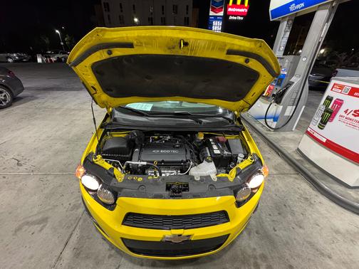 Yellow 2015 Chevrolet Sonic LT