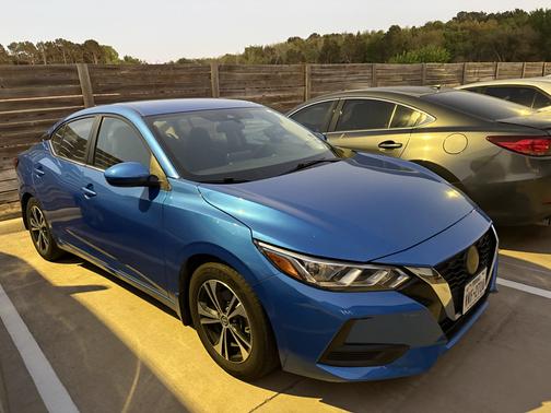 Blue 2023 Nissan Sentra SV