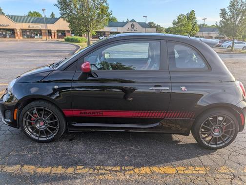 Black 2015 FIAT 500 Abarth