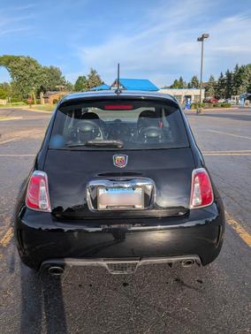 Black 2015 FIAT 500 Abarth