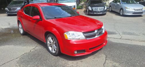 Red 2011 Dodge Avenger Heat