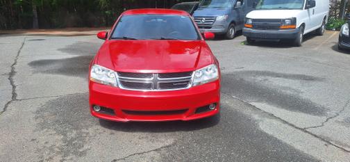 Red 2011 Dodge Avenger Heat