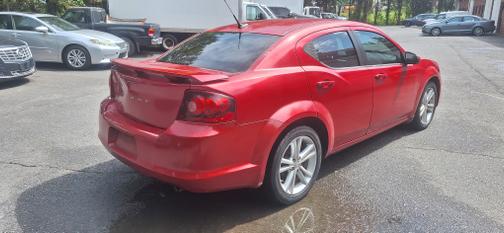Red 2011 Dodge Avenger Heat