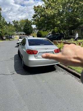 Silver 2008 Hyundai ELANTRA GLS