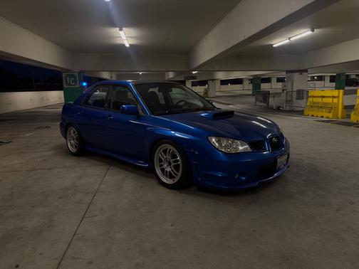Blue 2007 Subaru Impreza WRX