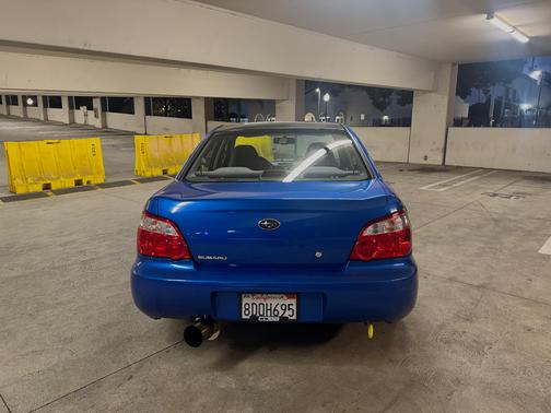 Blue 2007 Subaru Impreza WRX