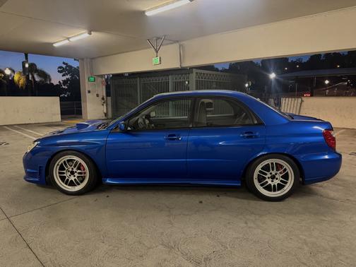 Blue 2007 Subaru Impreza WRX