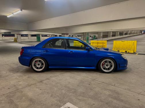 Blue 2007 Subaru Impreza WRX