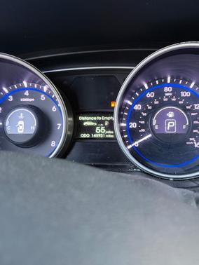 Blue 2011 Hyundai SONATA GLS