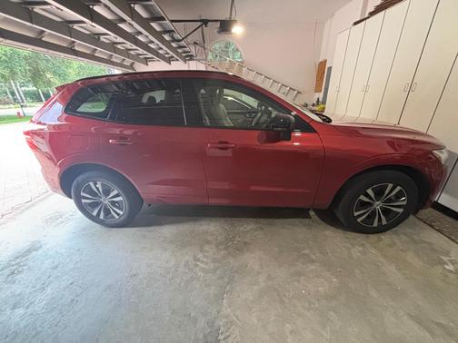 Red 2024 Volvo XC60 B5 Core Dark Theme