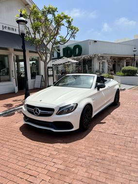 White 2018 Mercedes-Benz AMG C 63 S