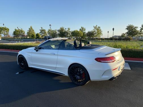 White 2018 Mercedes-Benz AMG C 63 S