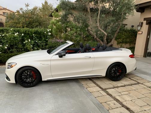 White 2018 Mercedes-Benz AMG C 63 S