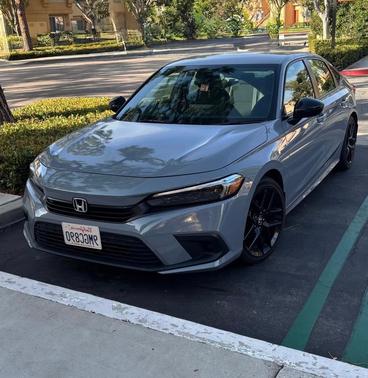 Gray 2024 Honda Civic Sport