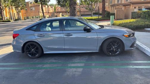 Gray 2024 Honda Civic Sport