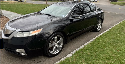 Black 2010 Acura TL Technology