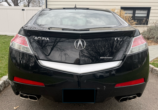 Black 2010 Acura TL Technology