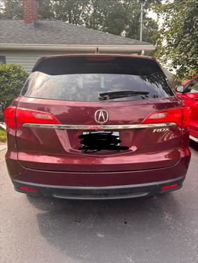 Red 2014 Acura RDX Technology