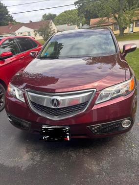 Red 2014 Acura RDX Technology