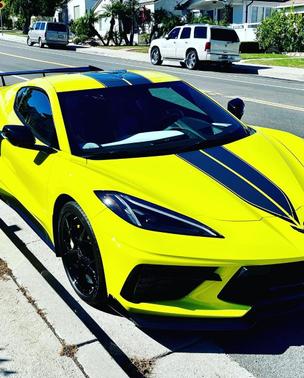 Yellow 2022 Chevrolet Corvette Stingray w/3LT