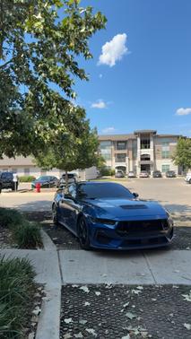 Blue 2024 Ford Mustang GT Premium