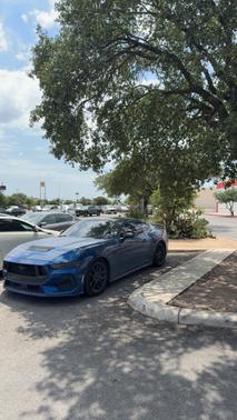 Blue 2024 Ford Mustang GT Premium