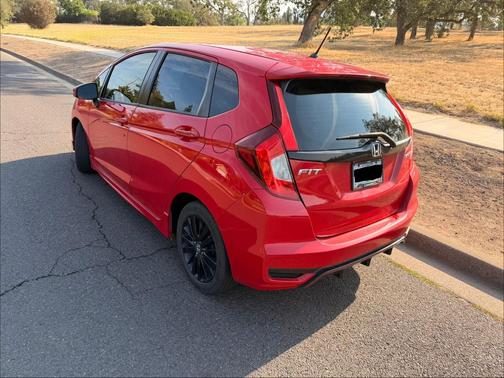 Red 2018 Honda Fit Sport