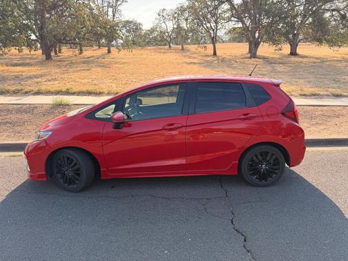 Red 2018 Honda Fit Sport