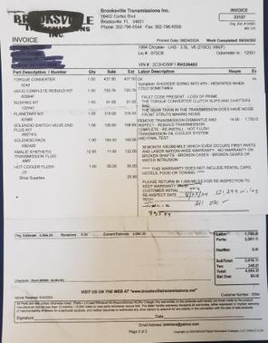 1994 Chrysler LHS Base