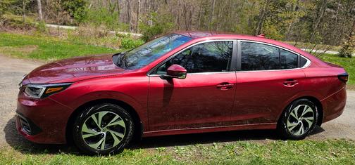 Red 2020 Subaru Legacy Premium
