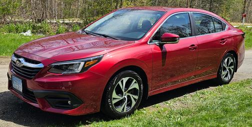Red 2020 Subaru Legacy Premium