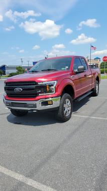 Red 2019 Ford F-150 XLT
