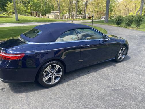 Blue 2019 Mercedes-Benz E-Class E 450 4MATIC