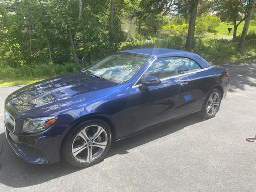 Blue 2019 Mercedes-Benz E-Class E 450 4MATIC